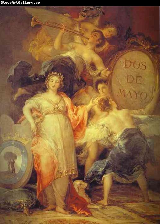 Francisco Jose de Goya Allegory of the City of Madrid.